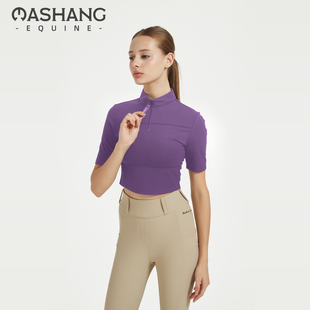 中短袖 T恤女款 休闲马术T恤训练上衣HSW527 Equine短袖 Mashang