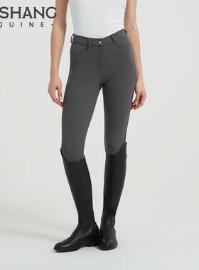Mashang Equine女款韩国布半胶马裤专业运动马术裤KGW111