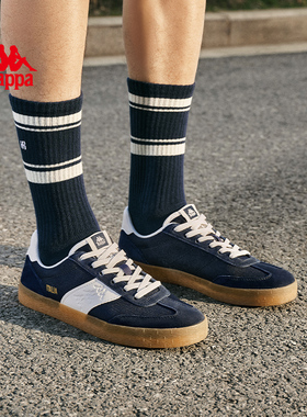 Kappa卡帕德训鞋情侣2025秋冬厚底增高休闲鞋子复古潮流低帮板鞋