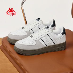 2025新款 女款 秋冬厚底百搭小白鞋 休闲鞋 Kappa女鞋 子女运动鞋 板鞋