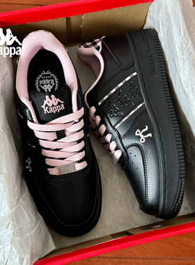 Kappa女鞋板鞋女款2025秋冬新款厚底百搭小白鞋学生休闲运动鞋子