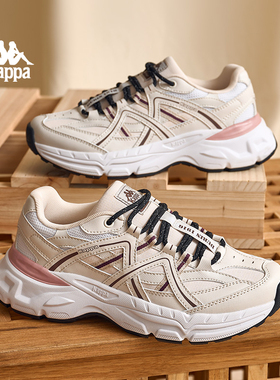 kappa卡帕老爹鞋2025秋冬新款女鞋增高鞋子潮厚底情侣休闲运动鞋