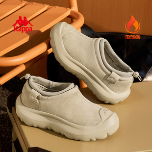 2025冬季 加绒加厚棉鞋 新款 子女款 休闲保暖鞋 kappa卡帕女鞋