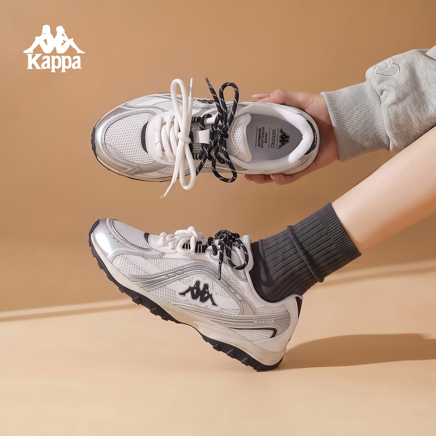 kappa运动休闲鞋加绒德训鞋
