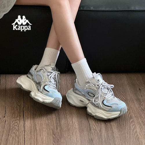 Kappa女鞋老爹鞋女款厚底运动鞋