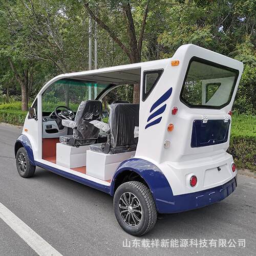 敞巡篷双排5座巡逻车纯电动能乘用校车厂区园安保巡逻新源逻车
