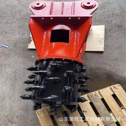 石铣机山隧道开采掘进岩机破碎用挖矿机挖液压横向GFH纵向铣挖头
