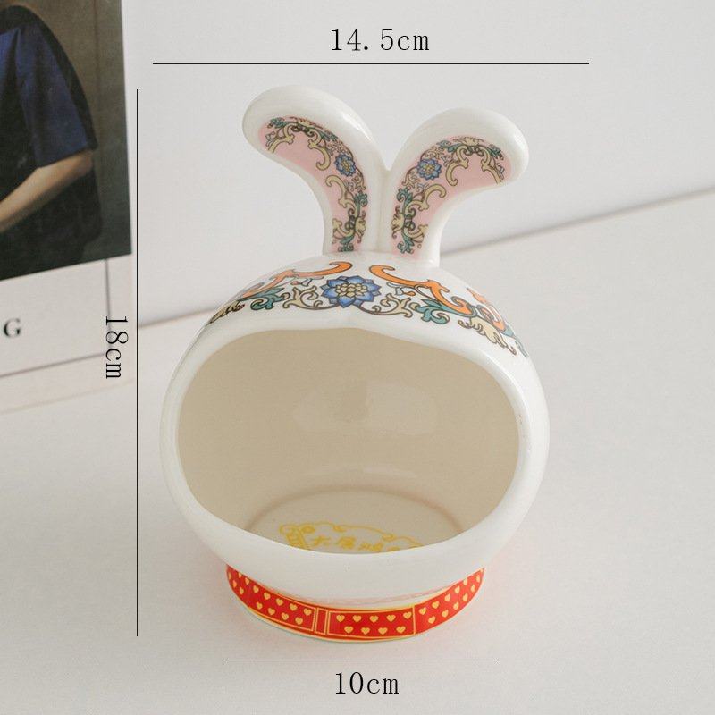 蜀门陶瓷入户玄关门口放钥匙收纳盒装饰摆件轻奢客厅鞋柜乔迁送礼,收纳整理,钥匙收纳盒,淘宝优惠券,粉丝福利购,淘宝优惠卷