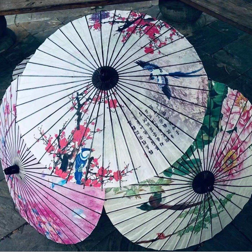 油纸伞男女古风装饰舞蹈伞拍摄道具伞古典复古防雨100cm订货拍,家居饰品,工艺伞,淘宝优惠券,粉丝福利购,淘宝优惠卷