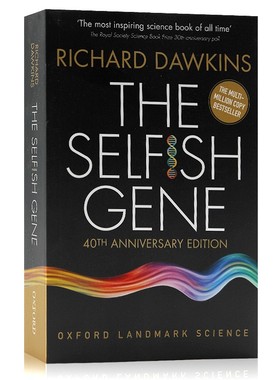 进口英文原版 自私的基因 The Selfish Gene 40周年纪念平装版 牛津大学出版社 生物科学 课外兴趣科普读物