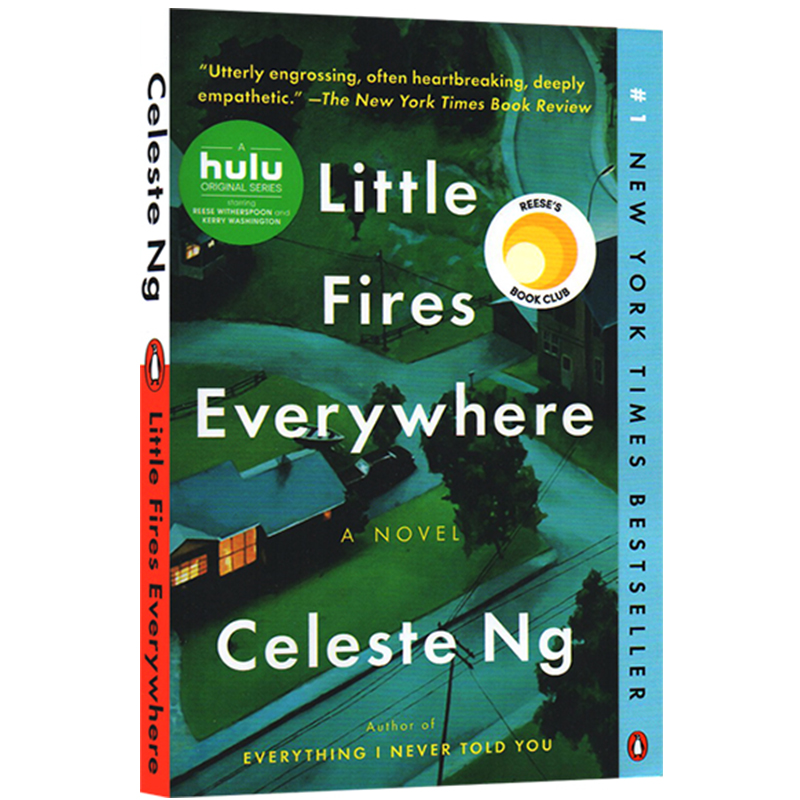 进口英文原版小说遍地小火苗小小小小的火 Little Fires Everywhere英文版无声告白作者伍绮诗新作现货-封面