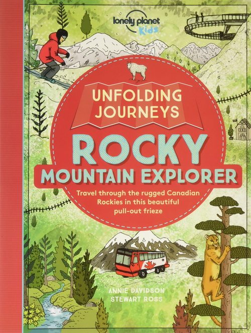 进口英文原版绘本Lonely Planet Rocky Mountain Explorer 落基山脉大探险 STEM知识科普课超大跨页拉拉折叠书 孤独星球儿童版图片