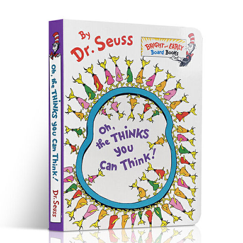 进口英文原版 Oh The Thinks You Can Think 你能有多少奇思妙想 启蒙早教图画书 Dr Seuss  苏斯博士绘本 现货
