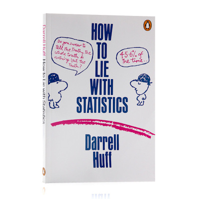 进口英文原版 How to lie with statistics 统计数字会撒谎