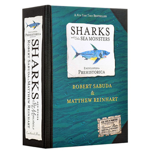 样书 介意慎拍 进口英文原版 史前鲨鱼和海怪 Encyclopedia Prehistorica Sharks and Other Sea Monsters 精装立体绘本