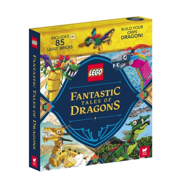 进口英文原版 乐高恐龙传奇故事书 85粒 LEGO Fantastic Tales of Dragons 儿童活动与玩具书 现货