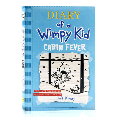 英文原版 小屁孩日记6 幽闭症  Diary of a Wimpy Kid Book 6 Cabin Fever 哭包日记 儿童课外英语读物