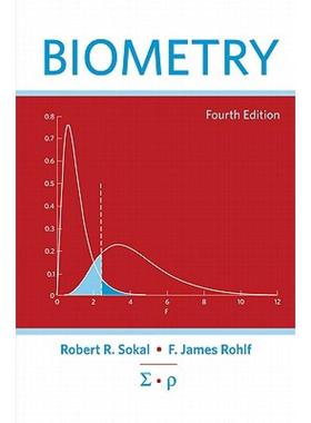 进口英文原版 现货 Biometry