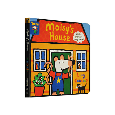 进口英文原版 Maisy's House系列 小鼠波波的家 亲子互动游戏 儿童启蒙纸板操作立体书 现货