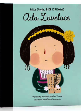 进口英文原版 现货  Ada Lovelace 小女孩,大梦想：阿达·洛芙莱斯 名人传记