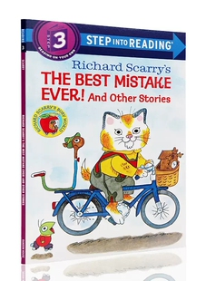 进口英文原版 Step Into Reading Level 3 The Best Mistake Ever! and Other Stories 理查德 斯凯瑞
