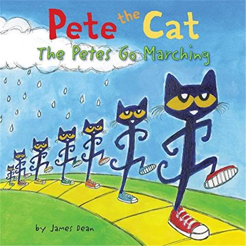 进口英文原版 Pete the Cat 皮特猫 The Petes Go Marching 现货