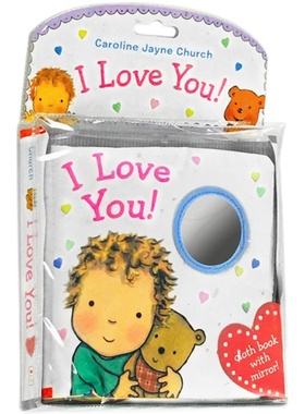 进口英文原版 儿童绘本   I Love You CLOTH BOOK 晚安我爱你 睡前故事布书 Caroline Jayne 卡洛琳杰恩 名家作品  现货