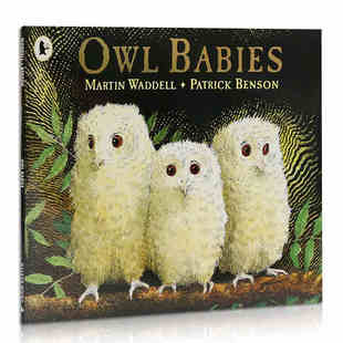 进口英文原版绘本 Owl Babies 猫头鹰宝宝 廖彩杏推荐书单儿童书籍 0-3-6岁 启蒙亲子阅读晚安故事书