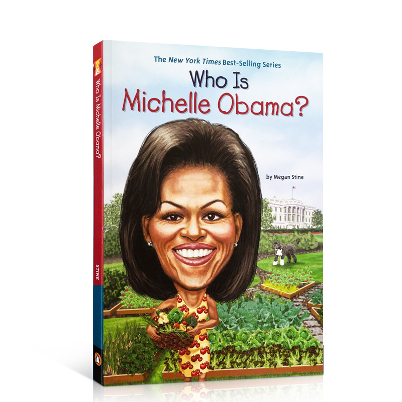 进口英文原版 Who Is Michelle Obama? 谁是米歇尔奥巴马?前美国总统夫人米歇尔人物科普传记 现货