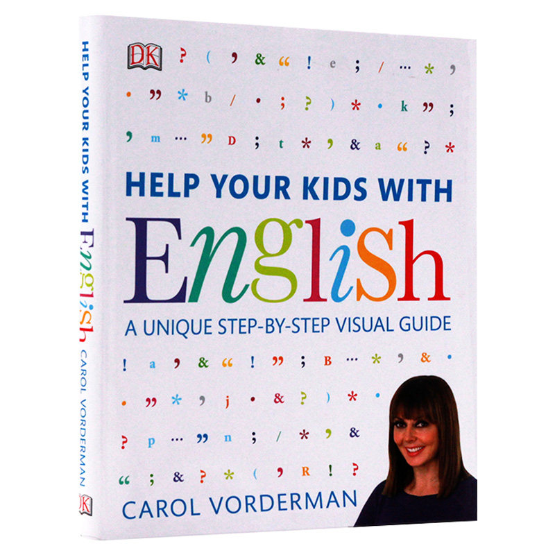进口英文原版 Help Your Kids with English详教小孩学英语家长参考 英语学习 学习技巧 家庭育儿 Carol Vorderman 现货