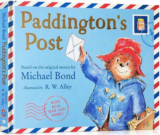进口英文原版 Paddington's Post 帕丁顿熊的信 精装 帕丁顿熊的英国之旅 儿童趣味图画故事书 亲子阅读睡前绘本 现货