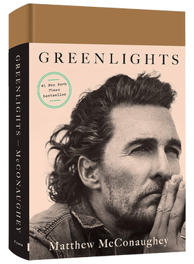 进口英文原版  绿灯  Greenlights 马修麦康纳自传 回忆录 精装 星际穿越男主角 奥斯卡影帝 英文版人物传记 现货
