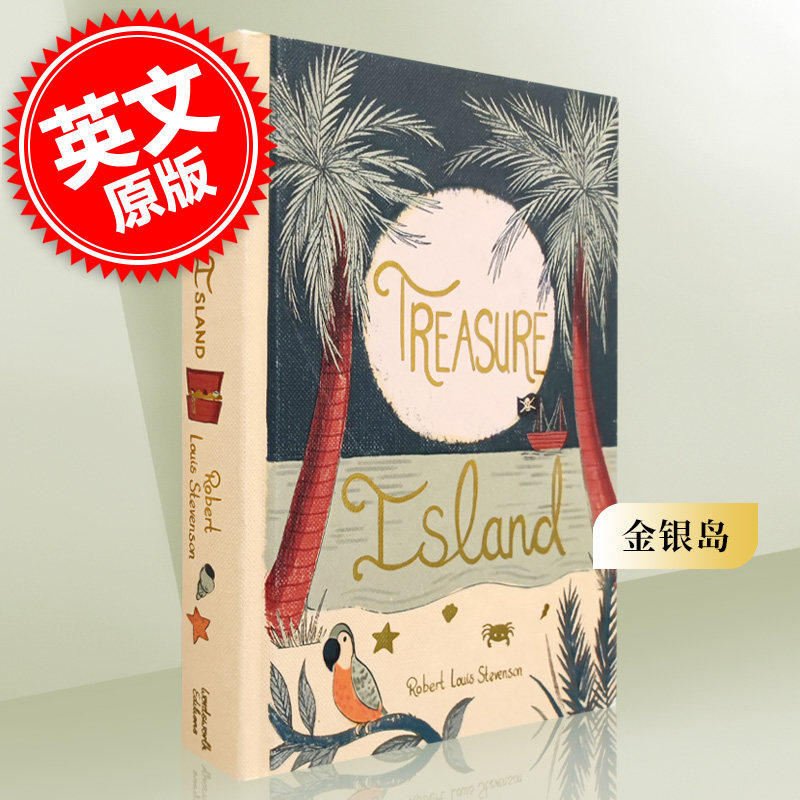 进口英文原版 Treasure Island 金银岛 经典小说精装收藏版系列  Wordsworth 儿童文学现货