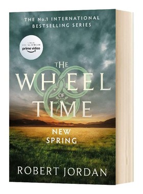 进口英文原版 New Spring A Wheel of Time Prequel  时光之轮前传 新春 影视封面版 文学小说 现货