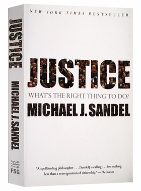进口英文原版 公正 做哪些事是正确 Justice What's the Right Thing to Do 如何做是好 迈克尔桑德尔公开课  现货 海外直订xa