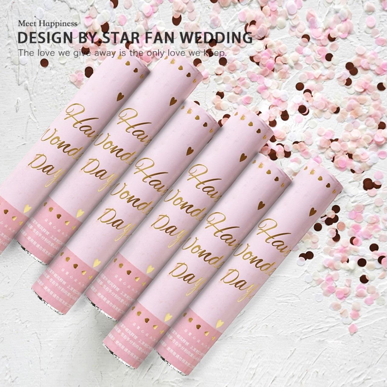 婚庆用品大全结婚礼炮婚礼手持开工大吉开业礼花筒手拧花瓣雨