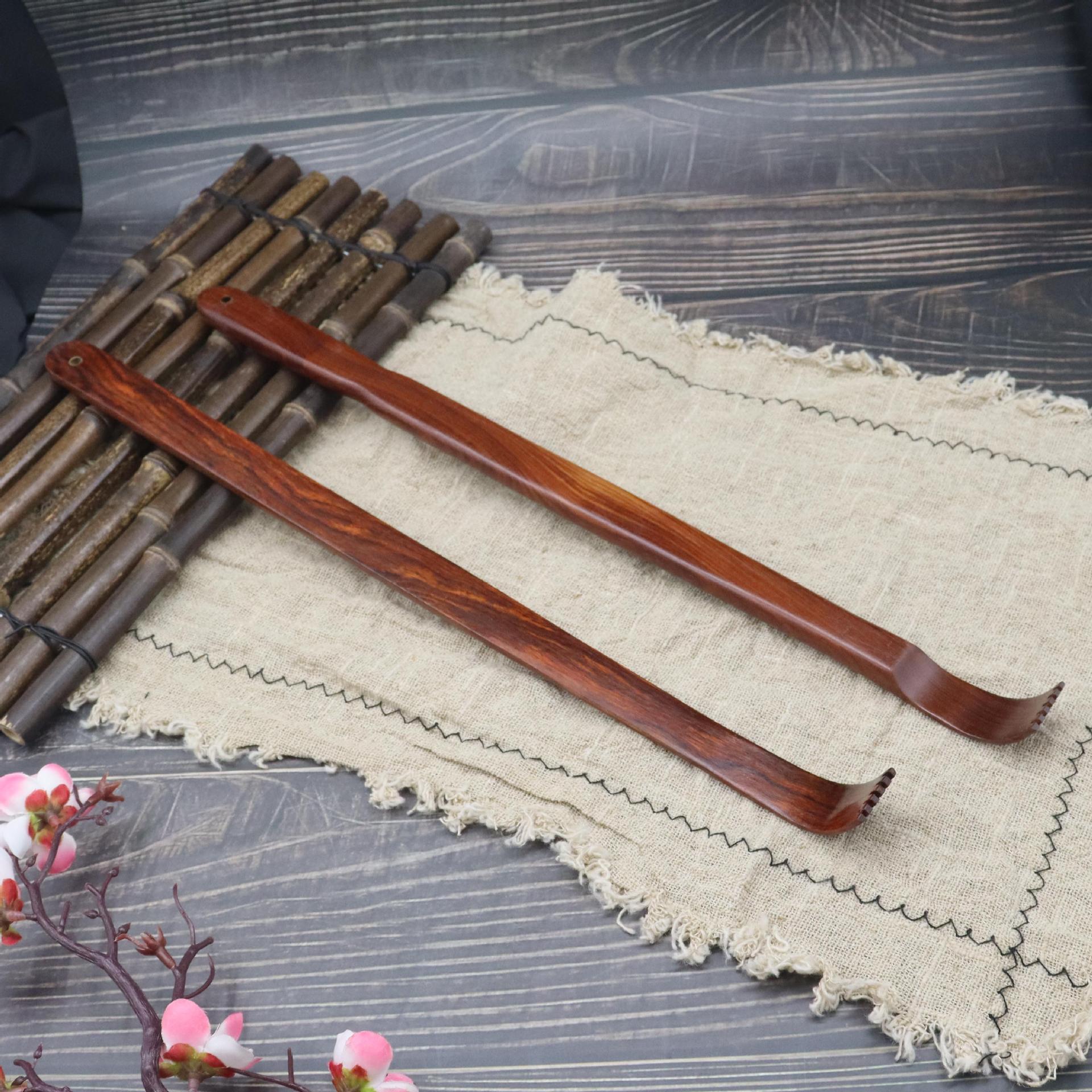 小叶红檀木痒痒挠长柄加厚老头乐后背挠痒红木不求人抓痒器