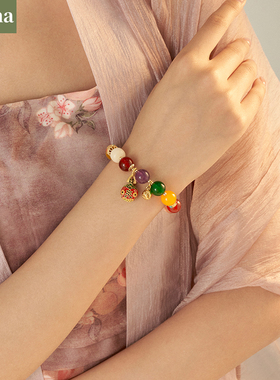 NININA吞转运珠手链金兽多宝手串