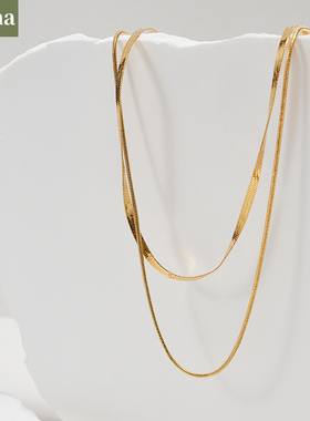 NININA叠戴欧美辣妹穿搭冷淡项链