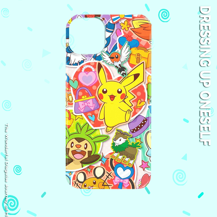 宝可梦皮卡丘小众可爱超火高颜值苹果15promax1413iPhonexr12X卡通华为p70菲林二合一手机壳磁吸宠物小精灵