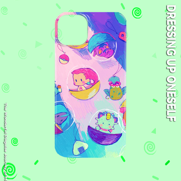 宝可梦皮卡丘小众可爱超火高颜值苹果15promax1413iPhonexr12X卡通华为p70菲林二合一手机壳磁吸宠物小精灵