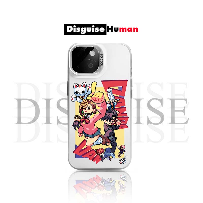 胆大党当哒当高速婆婆动漫卡通小众磁吸IMD彩银手机壳iPhone15promax1413iPhonexr12X新款全包防摔动漫卡通