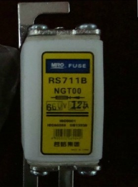 方管螺栓连接快速熔断器RS711BC/10/16/20/25/40/50/63/80/100A