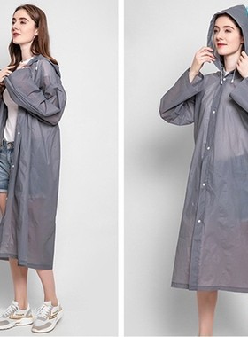 极速Waterproof Rain Coat Fashion CPEVA Women Man Raincoat Ad