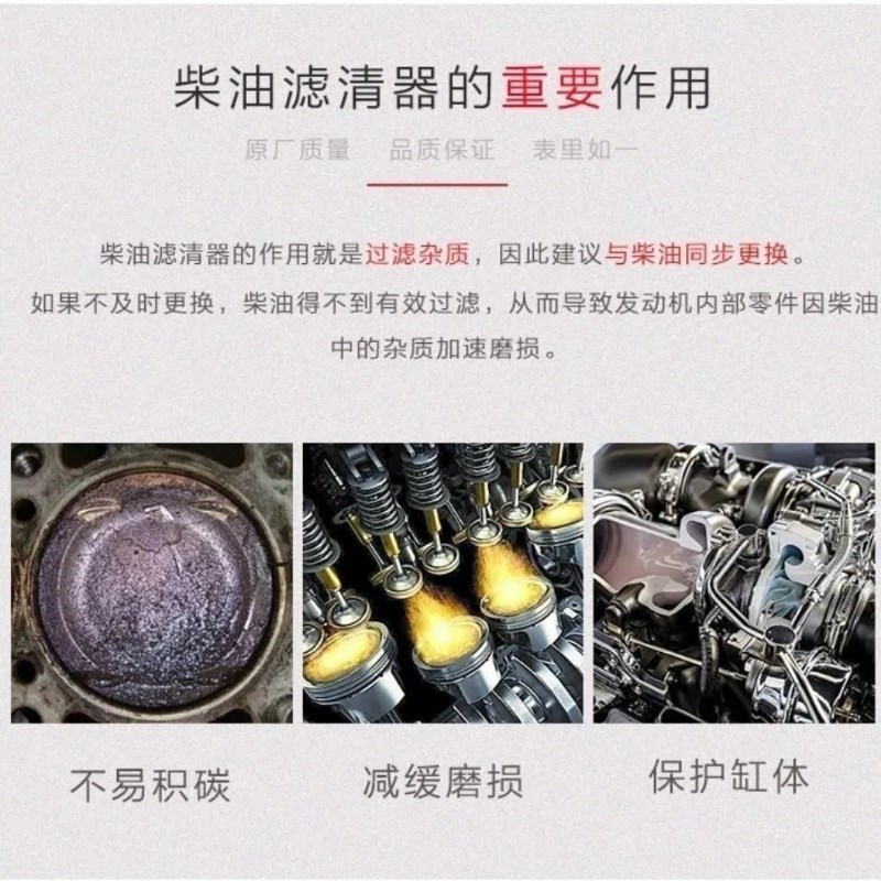 极速叉车柴滤11h05010-903适用于新柴国三发动机4D27G31柴油滤芯