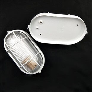 新品椭圆形厨房油烟机防潮灯 商用排烟罩防O爆灯 玻璃烟罩灯罩