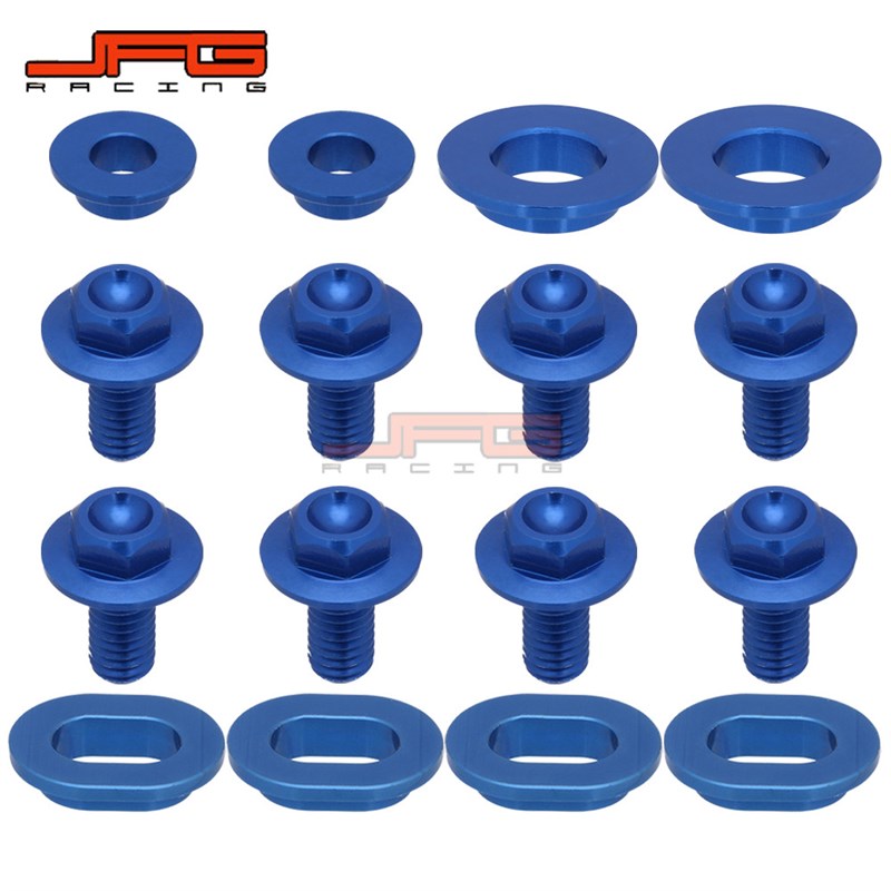 极速适用YZ250F2010-2013越野F摩托车改装配件散热器挡泥板塑料件