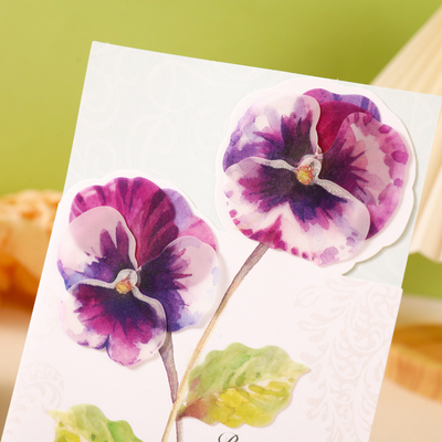 新品mothers day greeting cyard flower best wishes 卡片母亲节