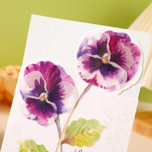 新品mothers day greeting cyard flower best wishes 卡片母亲节