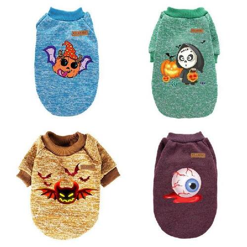 新品Halloween Pet Dog uSweaters Clothes Winter Warm Pet